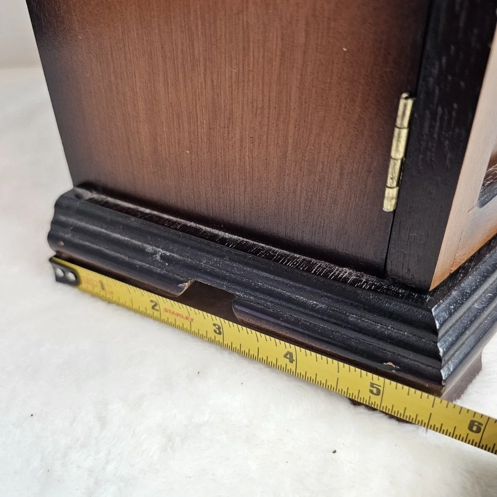 Vintage Wooden Jewelry Box Cabinet